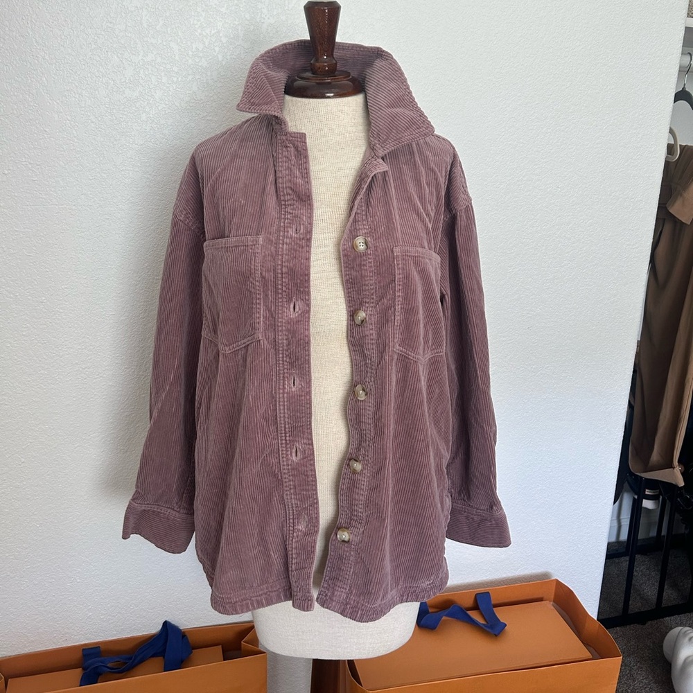 Madewell Women's Corduroy Jacket in Mauve